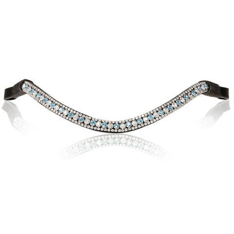 Lumiere Equestrian Baby Blue Crystal Browband