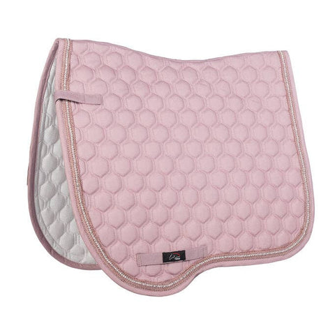 HKM Elisa Saddle Pad GP Mauve Full