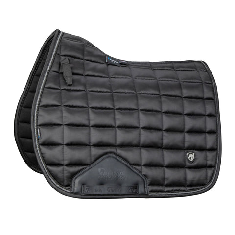 Shires Eltar Satin Saddle Pad Black Jump