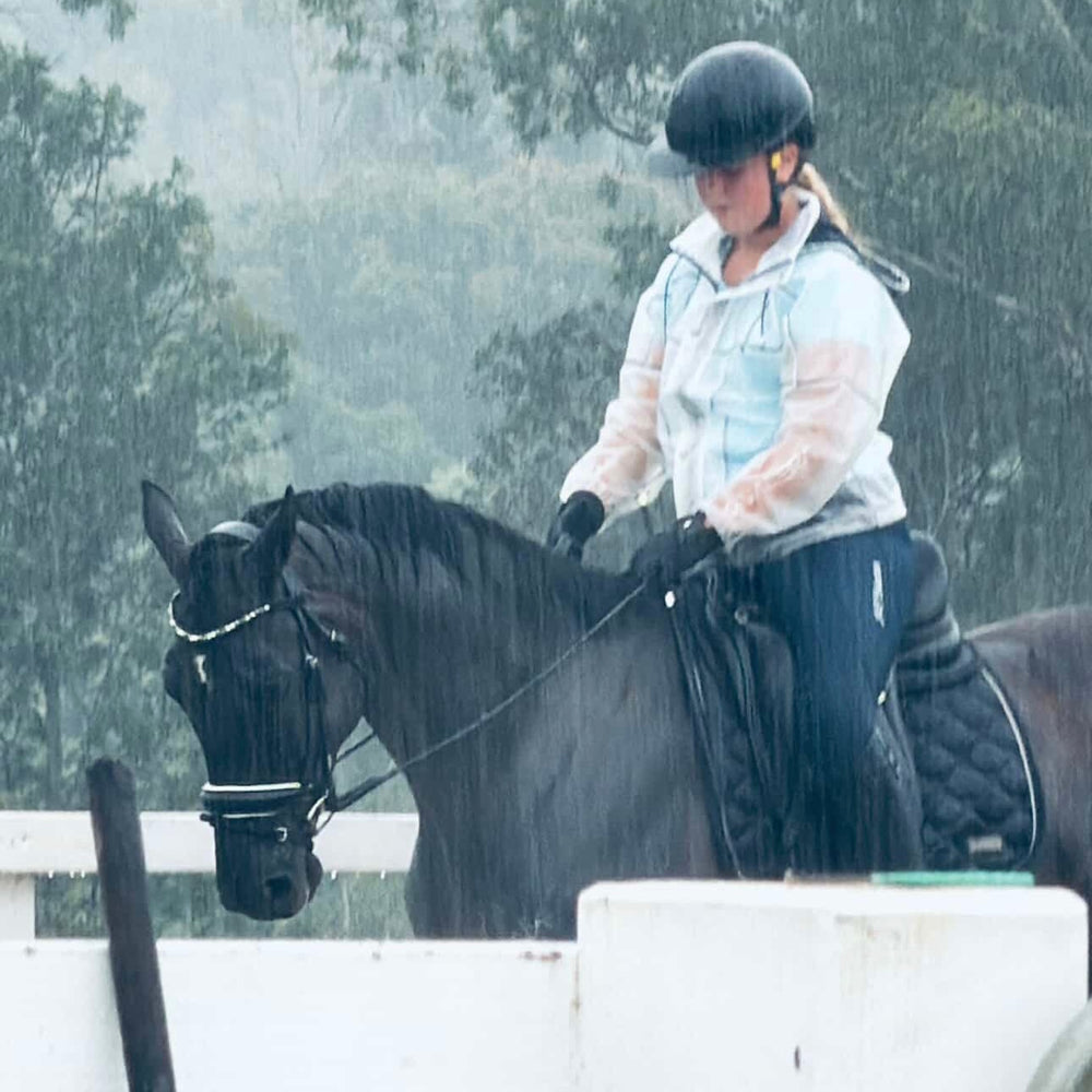 Lightweight Equestrian Shower Proof Rain Jacket
