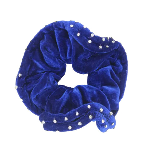 Velvet Scrunchie with Diamanté