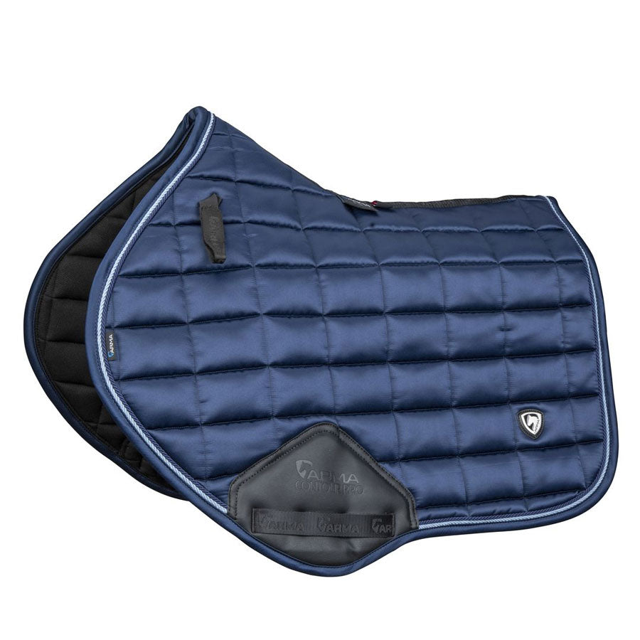 Shires Eltar Satin Navy Jump Saddle Pad