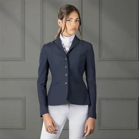 Aubrion Youth Newton Diamante Show Jacket Navy