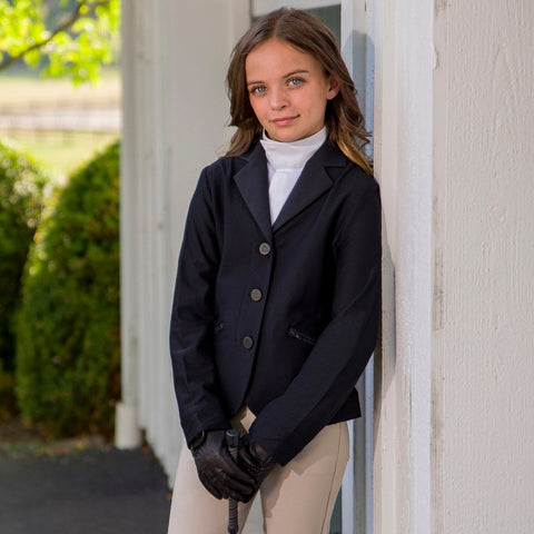 Aubrion Youth Goldhawk Mesh Show Jacket Navy