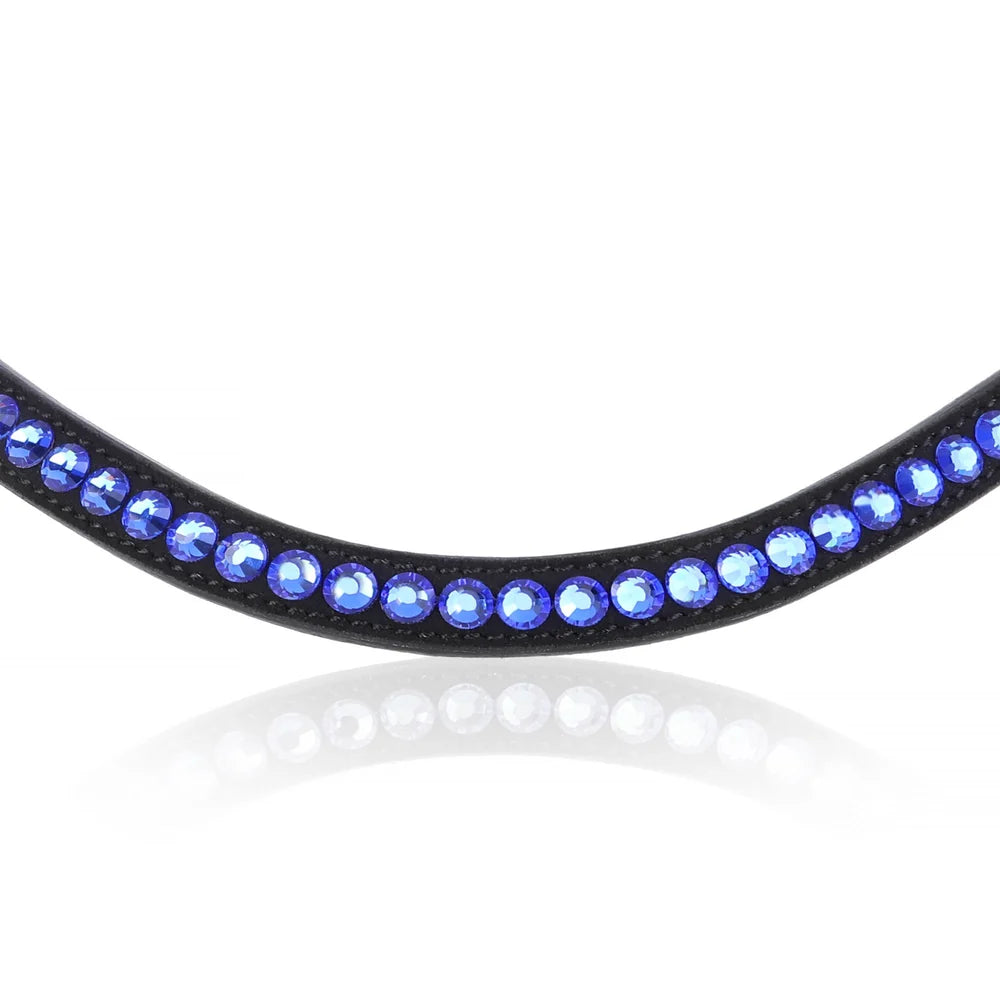 Lumiere Equestrian Electra Browband - Black Leather