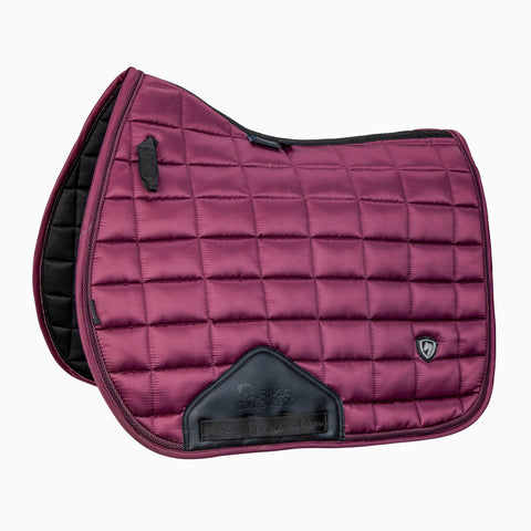 Shires Eltar Satin Black Cherry Jump Saddle Pad