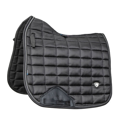 Shires Eltar Satin Saddle Pad Black Dressage Full
