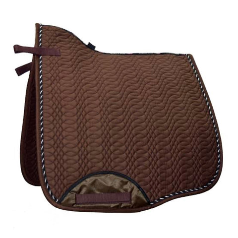 Kieffer Saddle Pad Dressage Chocolate Brown Full
