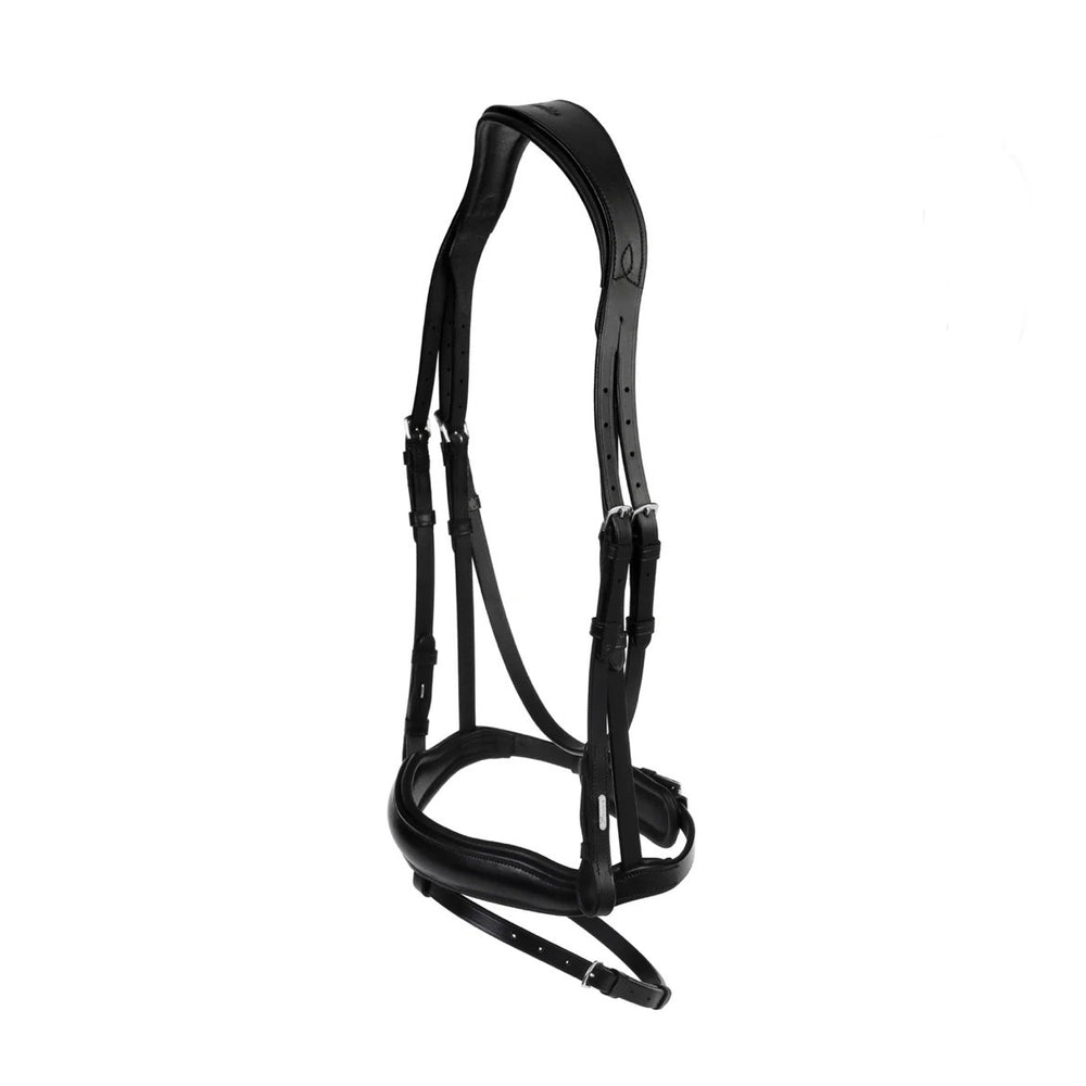 Lumiere Equestrian Customisable Hanoverian Black Leather Bridle