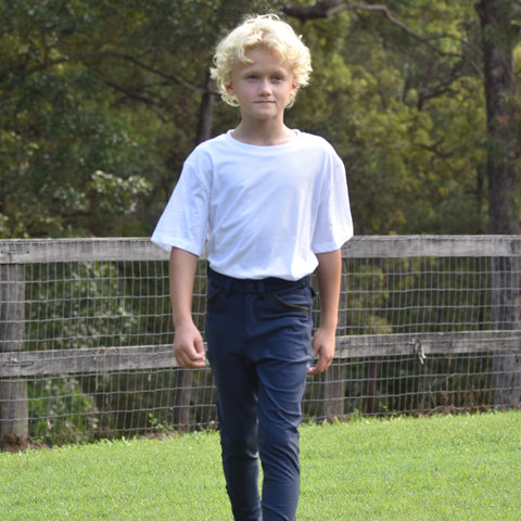 Boys Performance Tights Navy