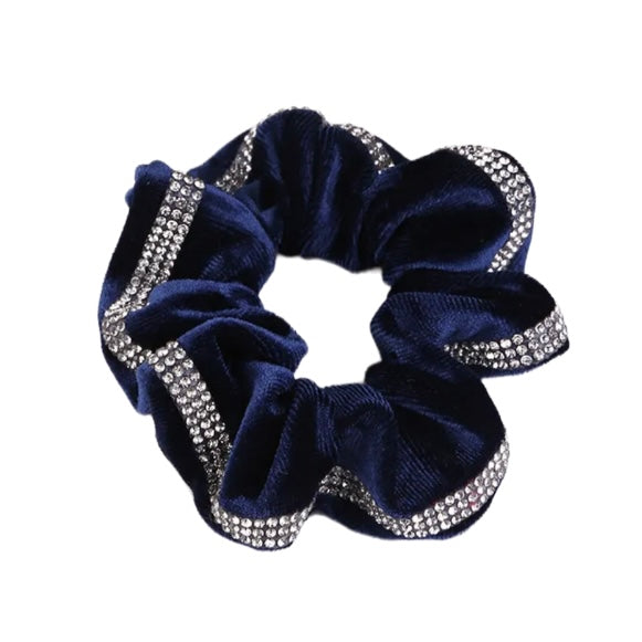 Velvet Scrunchie with Diamante