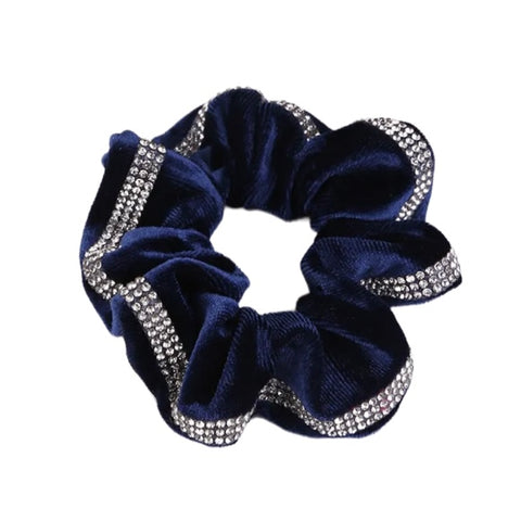 Velvet Scrunchie with Diamanté Band