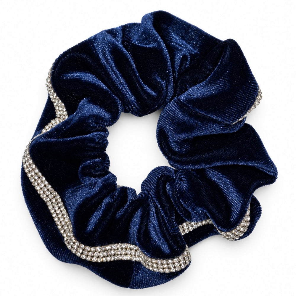 Velvet Scrunchie with Diamante