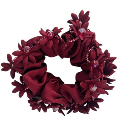 Scrunchie with Flowers