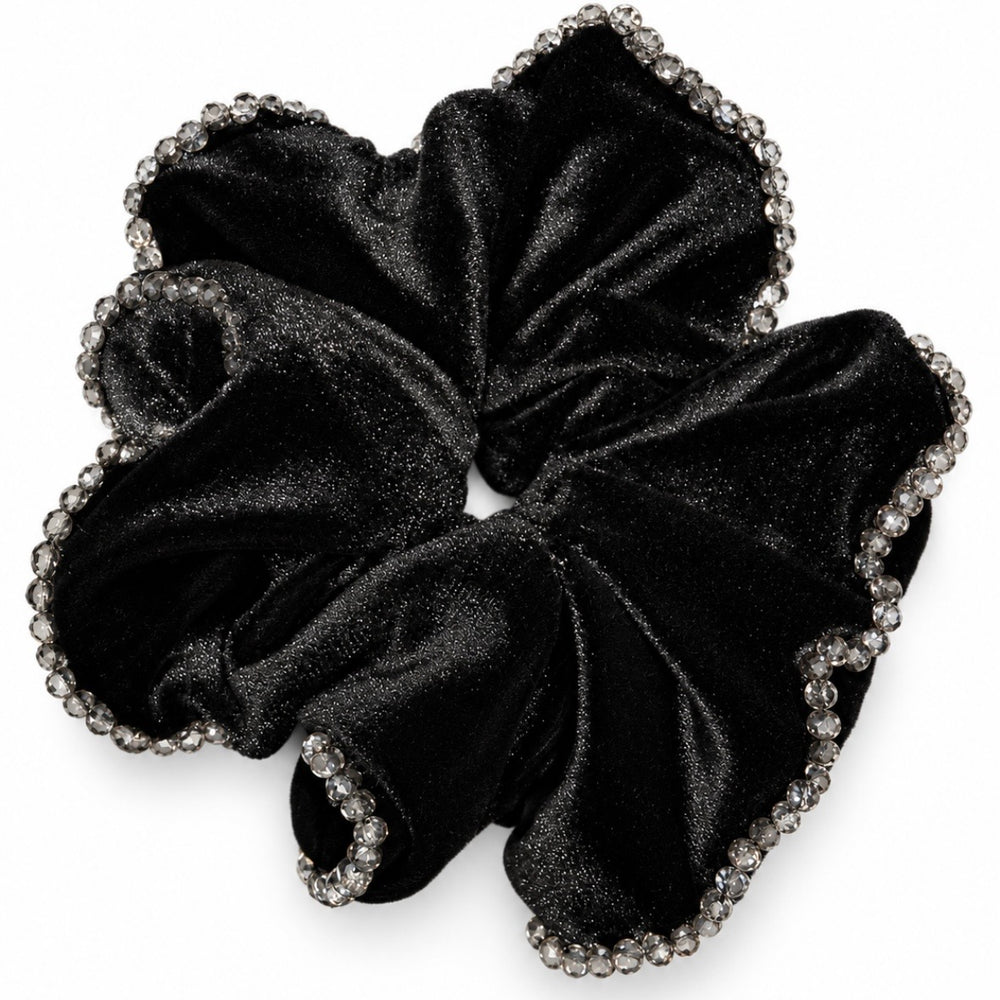 Velvet Scrunchie with Diamante