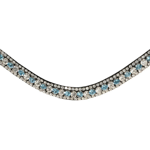 Lumiere Equestrian Baby Blue Crystal Browband