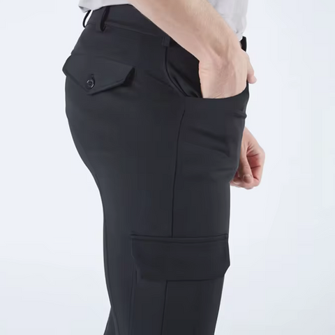 Men's Cargo Pocket Riding Tights Black