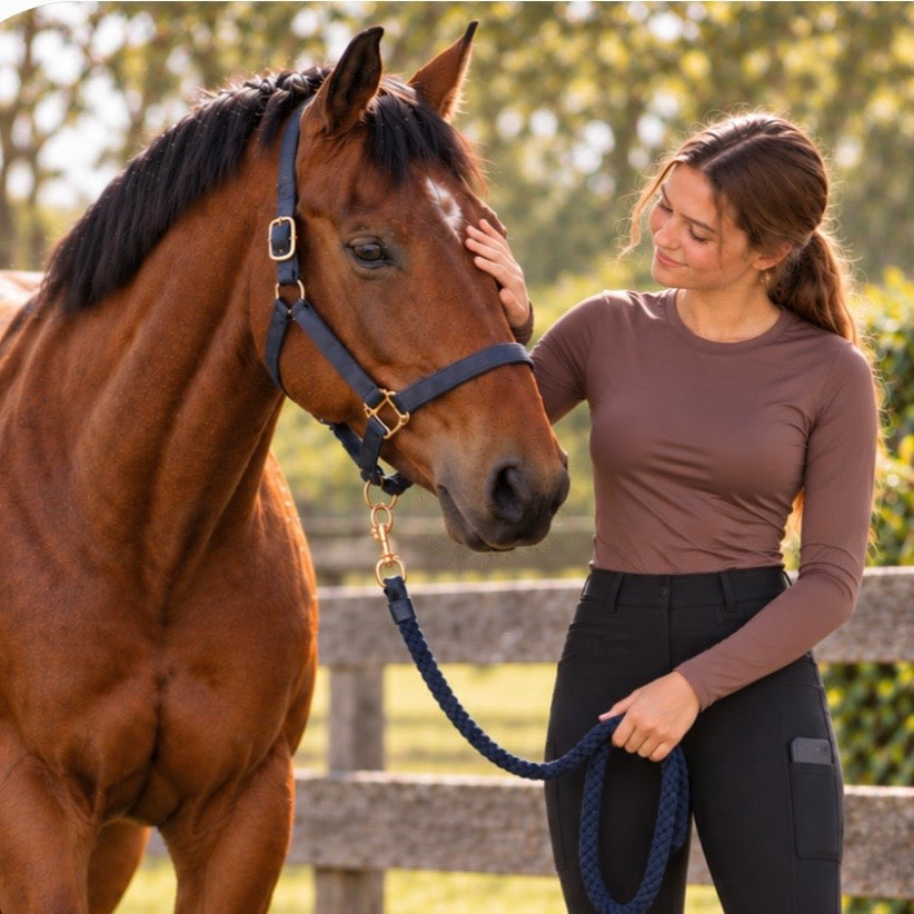 Slim Fit Long Sleeve Rider Tee MOCHA