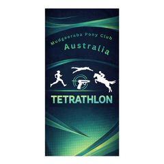 Towel Pre-Sale TETRATHLON International Exchange Mudgeeraba Pony Club