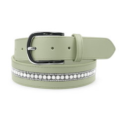Elegant Equestrian Belt - Pistachio