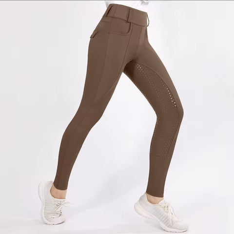 Performance Riding Tights Brown