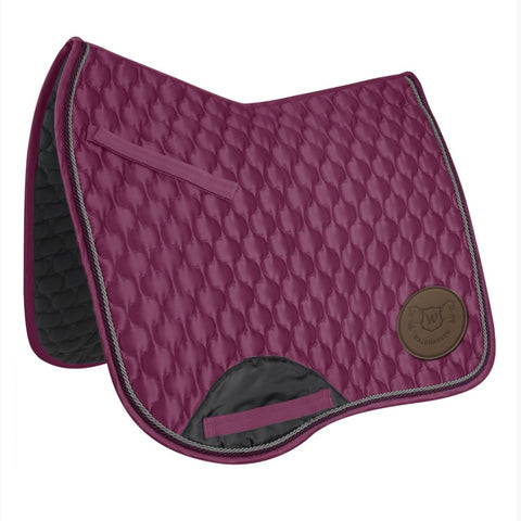 Waldhausen Grenoble Cranberry Dressage Saddle Pad Full