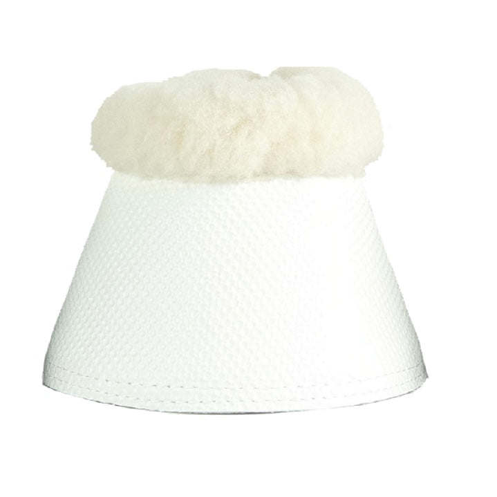 Faux Fur Over Reach Bell Boot White