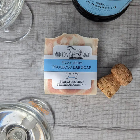 Mud Pony Soap Fizzy Pony Bar Soap - Grey Horse Candle Co