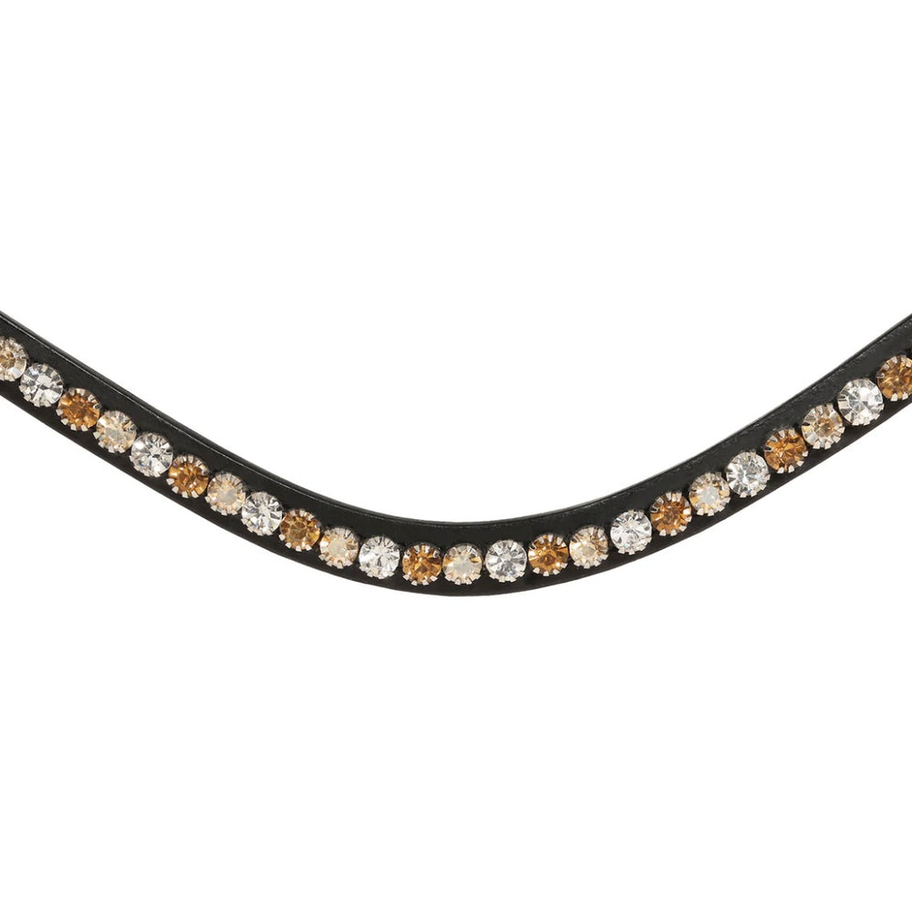 Lumi Pony Megan Browband - Black Leather