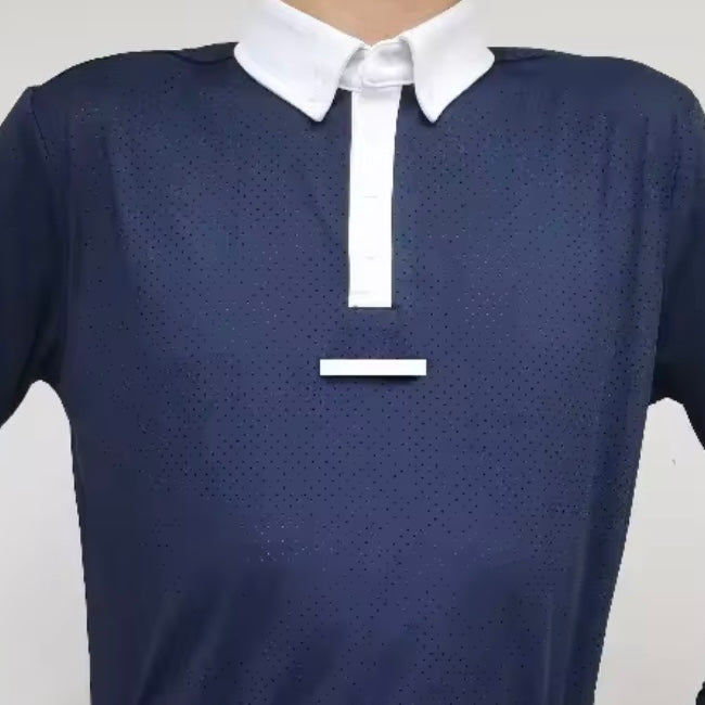 Men's Long Sleeve Navy Competition Shirt