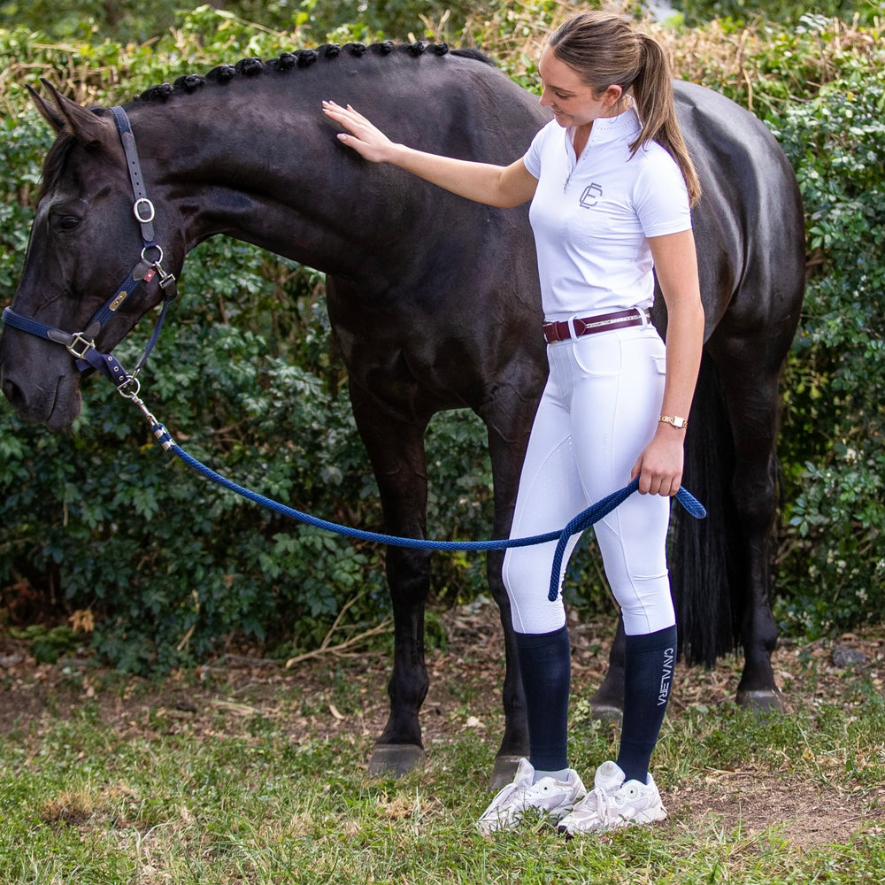 Cavaleira Equestrian Socks Navy