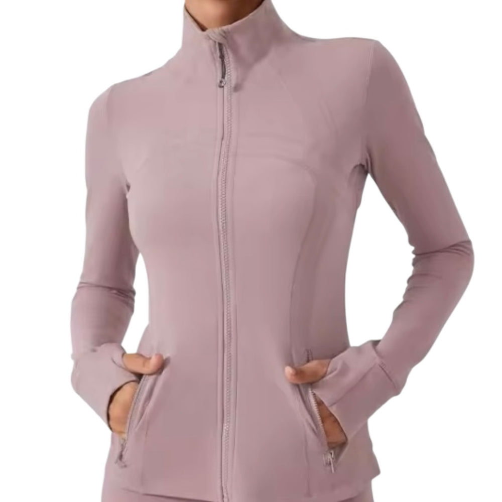 Technical Equestrian Jacket in Dusty Pink