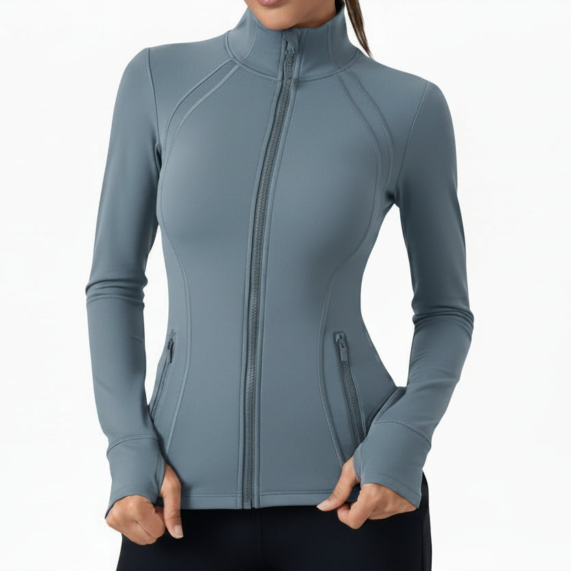 Technical Equestrian Jacket in Belgian Blue