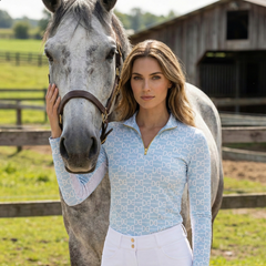 Signature Dancing Equestrian Sunshirt Ice Blue