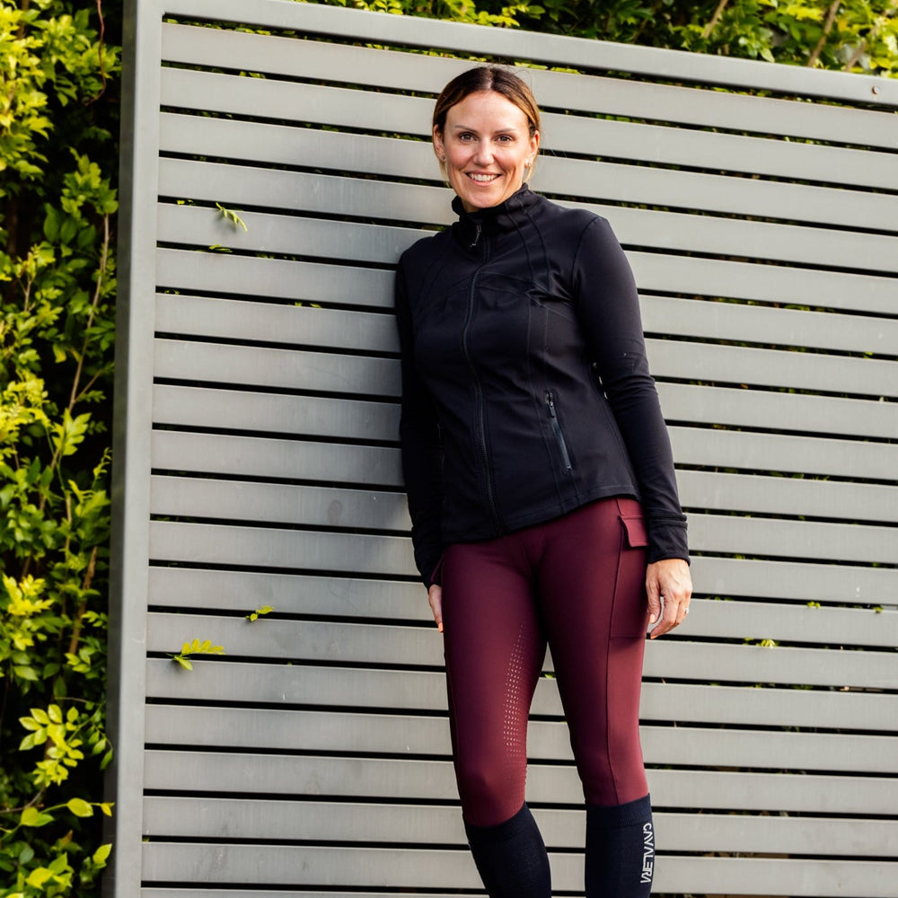 Ladies Cargo Riding Tights Merlot