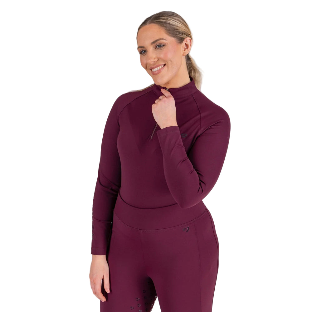 Shires Aubrion Eltar Base Layer Black Cherry