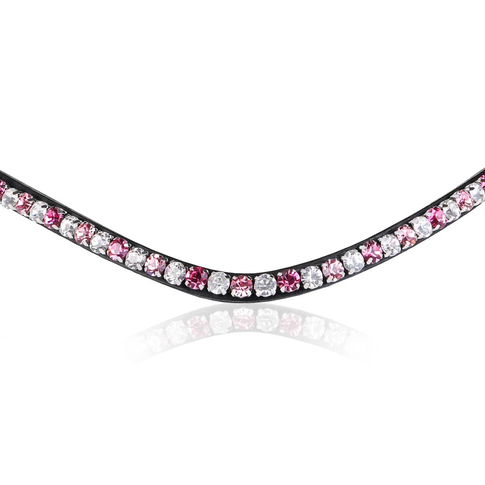 Lumiere Equestrian Paloma Browband - Black Leather
