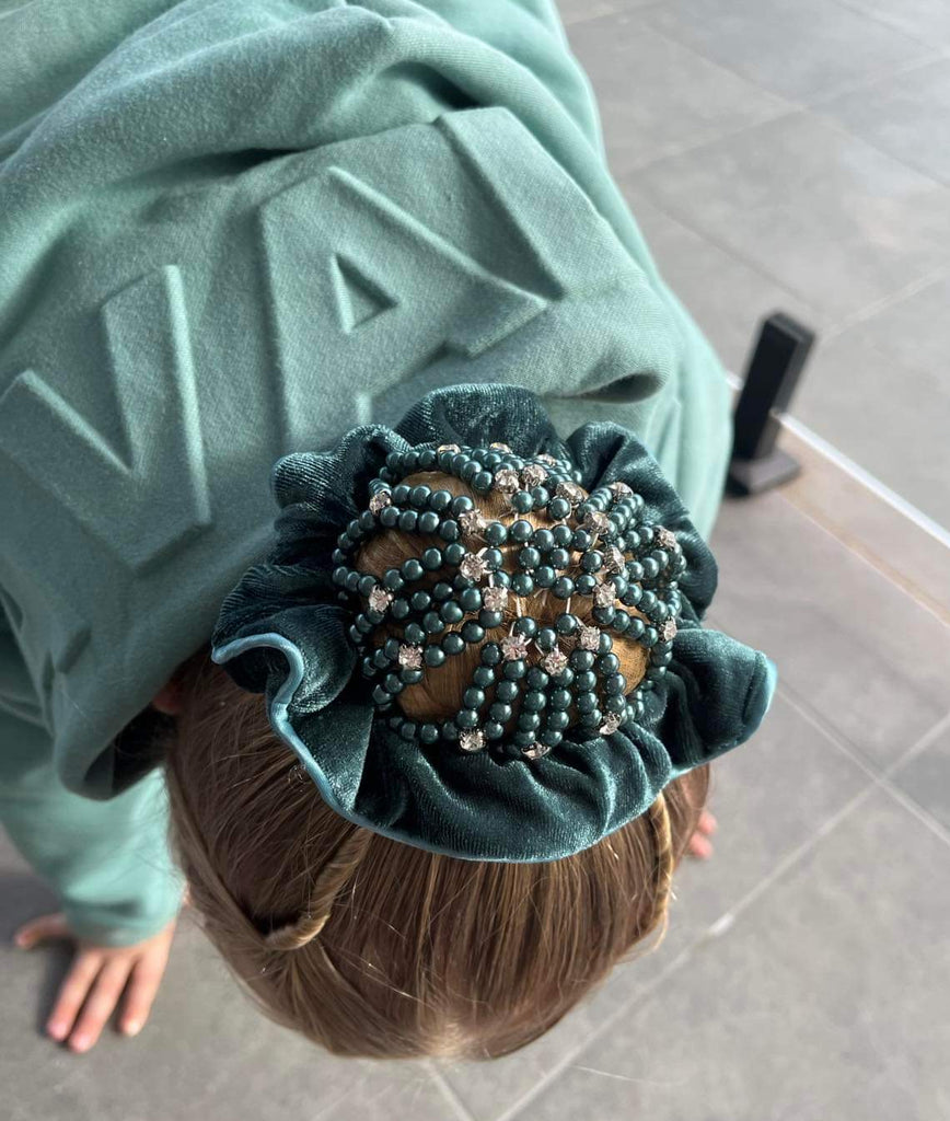 Pearl bun tracksuit aqua