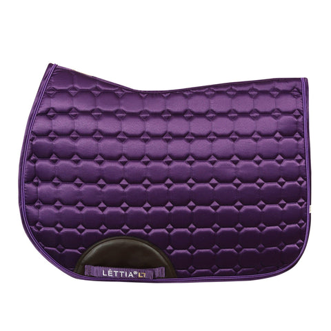 Lettia Infinity Collection All Purpose Saddle Pad Purple Full