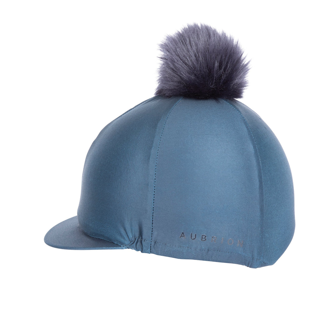 Shires Aubrion Eltar Hat Silk Helmet Cover Navy