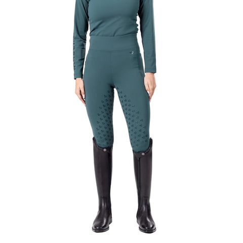 Shires Aubrion Eltar Riding Tights Green