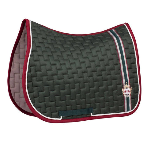 Equine Couture Ocala All Purpose Saddle Pad Hunter Green Full