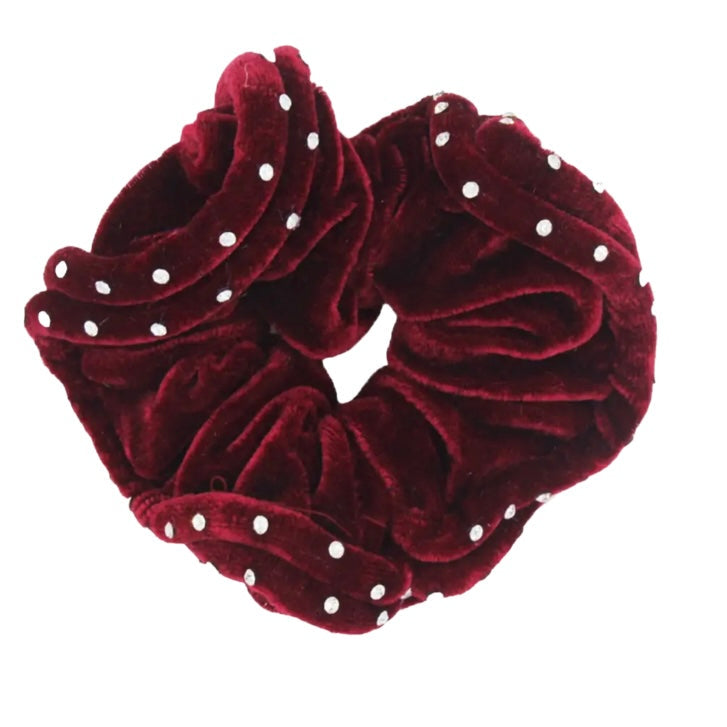 Velvet Scrunchie with Diamante