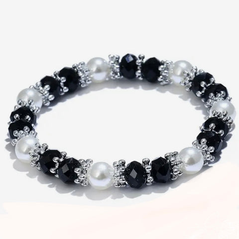 Pearl and Crystal Hair Tie