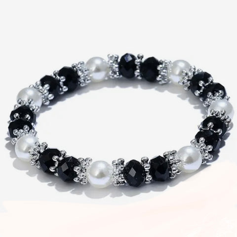 Pearl and Crystal Hair Tie