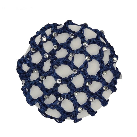 Crochet Bun Cover with Diamanté